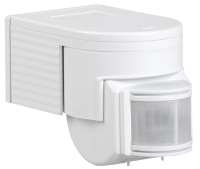 Датчик движения IEK ДД-012, 1.1 кВт, 230 В АС, угол обзора 180°, дальность 12 м, белый, IP44