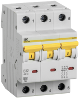 Автоматический выключатель ВА47-60M 3Р 32А 6кА В IEK
