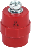Изолятор шинный IEK SM35 (М8), 1 кВ, с болтом