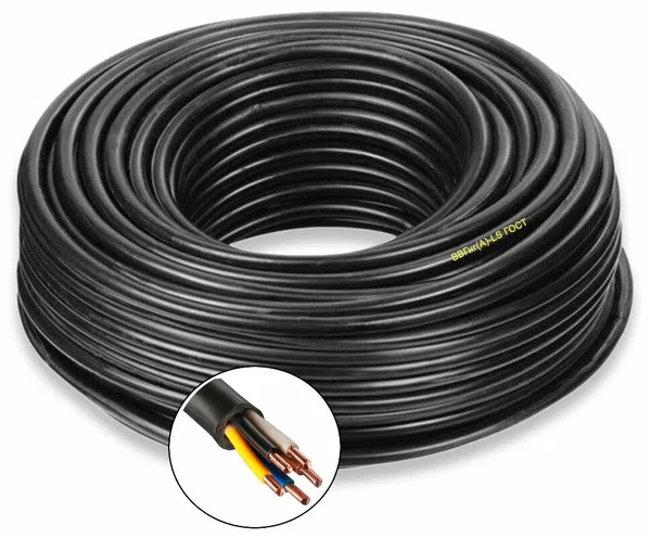 Кабель силовой ВВГнг-LS, 5х1.5мм², 1 кВ, ГОСТ, Harmony Cable
