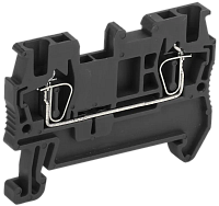 Клемма пружинная КПИ 2в-2.5мм2 31А 800V черная IEK