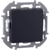 Выключатель 1-клавишный Legrand INSPIRIA, антрацит