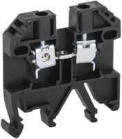 Клемма винтовая КВИ-2.5мм2 24А 800V АC/DC черная IEK
