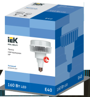 Комплект промо IEK лампа LED HP 160 Вт 6500 К E40, патрон подвесной Пкр40-16-К43, керамический