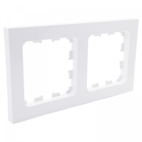 Рамка 2-местная Bylectrica Astrum, белая