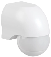 Датчик движения IEK ДД-010, 1.1 кВт, 230 В АС, угол обзора 180°, дальность 10 м, белый, IP44