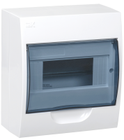 Корпус щита IEK KREPTA3 ЩРН-П-8, пластиковый, белый, навесной, IP41