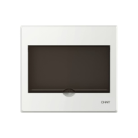 Корпус пластиковый CHINT NEX5-C10900 (1х9), 9 модулей, дымчатая дверь, белый, встраиваемый, IP30