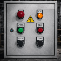 Ящик управления задвижкой ЯУЗ5411-2074 1А 0.37кВт 6кА 400VAC IP54