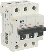 Автоматический выключатель ARMAT M06N 3P 10А 6кА C IEK