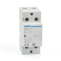 Контактор модульный CHINT NCH8-40/11, 2Р, 40 A АС-7, 1NO+1NC, управление 230 В АС