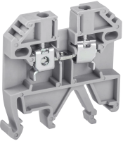 Клемма винтовая КВИ-4мм2 35А 800V АC/DC серая IEK