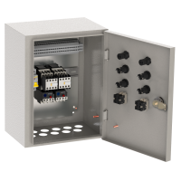 Ящик управления электродвигателем Я5114-1874, 0.6 А, 0.12 кВт, 4.5 кА, 400 В, 2 фидера, IP31