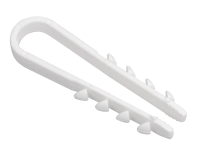 Дюбель-хомут для круглого кабеля IEK 19-25 мм, нейлон, белый, 100 шт/упаковка