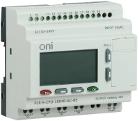 Логическое реле ONI PLR-S CPU1004(R), 10DI, 4RO, 230 В AC, RS485, с экраном