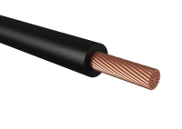 Провод установочный ПВ3 (ПуГВ), 1х10 мм², 0.45 кВ, черный, ГОСТ, Harmony Cable
