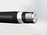Кабель силовой АВБбШв 4 х 150 (с) мм², 1 кВ, ГОСТ, K.AZ TEL