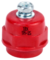 Изолятор шинный IEK SM25 (М6), 1 кВ, с болтом