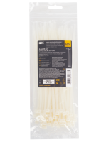 Хомут кабельный Хкн 3.6х200мм нейлон (упаковка/100шт) белый IEK