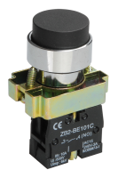 Кнопка IEK LAY5-BL21, 1NO, черная, IP40