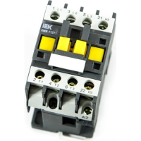 Контактор IEK КМИ-11211, 3Р, 12 А, 5.5 кВт, АС-3, напряжение управления 230 В АС, 1NC