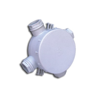 Коробка распаячная KSC 11-306, 100х55 мм, для открытой проводки, 4 ввода, IP55