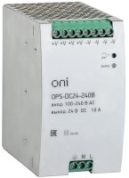 Блок питания ONI OPS, 24 В DC, 10 А, 240 Вт, IP20