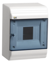 Бокс распределительный IEK PRIME ЩРН-П-4, 4 мод., IP41, навесной, белый