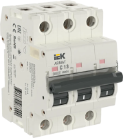 Автоматический выключатель M06N 3P C 13А 6кА ARMAT IEK