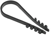 Дюбель-хомут для круглого кабеля IEK 19-25 мм, нейлон, черный, 100 шт/упаковка