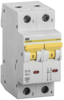 Автоматический выключатель ВА47-60M 2Р 16А 6кА B IEK