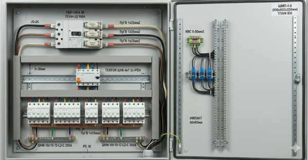 Пункт распределительный K5 ПР8304-150010-НХ 100А 50/6кА 400V IP31 Schneider