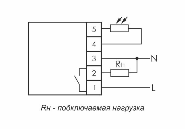Фотореле F&F AZH-S, 16 А, 1NO, 230 В, выносной фотодатчик, IP20