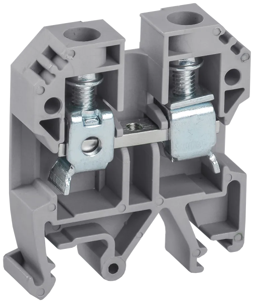 Клемма винтовая КВИ-6мм2 50А 800V AC/DC серая IEK