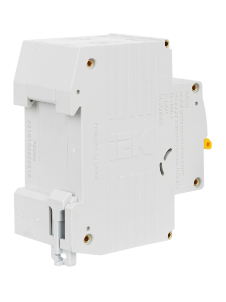 Автоматический выключатель дифференциального тока IEK АВДТ32, L+N, C16, 6кА, 30мА, тип A