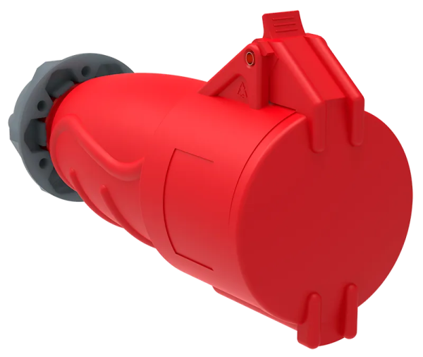 Розетка силовая переносная IEK MAGNUM ССИ-224, 3Р+РЕ, 32 А, 400 В (6 ч), IP44