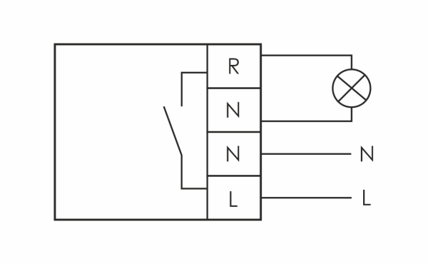 Фотореле уличное F&F AWZ-30, 30 А, 230 В, 1NO, встроенный фотодатчик, IP65