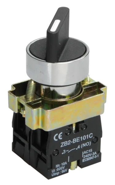 Переключатель IEK LAY5-BD25, 2-позиционный (I-O), 1NO+1NC, IP40
