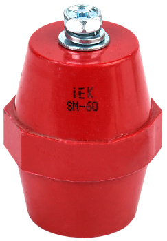 Изолятор шинный IEK SM60 (М8), 1 кВ, с болтом