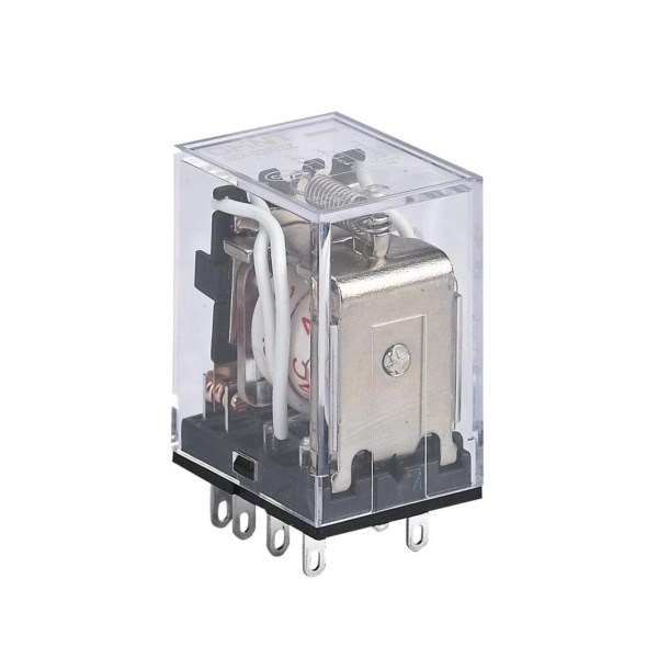 Реле промежуточное JZX-22F(D) 5А 220В AC 3 контакта с индикацией CHINT