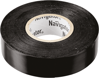 Изолента NIT-B15-10/BL 0.13х15мм 6кВ черная 10м (-50..+85С) Navigator