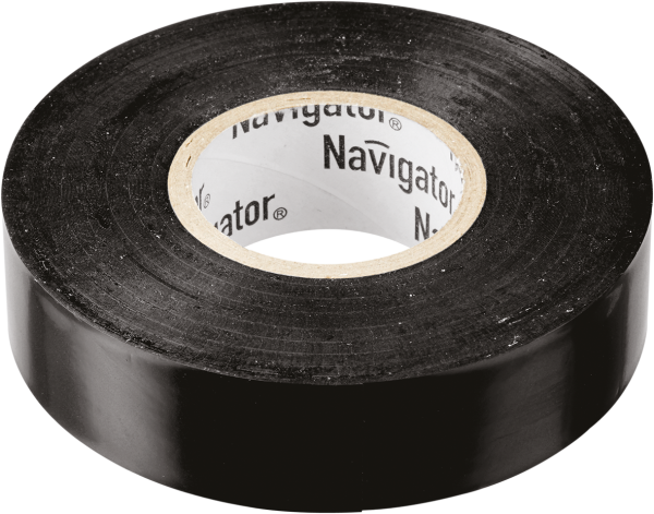 Изолента NIT-B15-10/BL 0.13х15мм 6кВ черная 10м (-50..+85С) Navigator