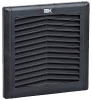 Фильтр c решеткой для вентилятора ВФИ 65-105 м3/час (150х150мм) черный IP55 IEK