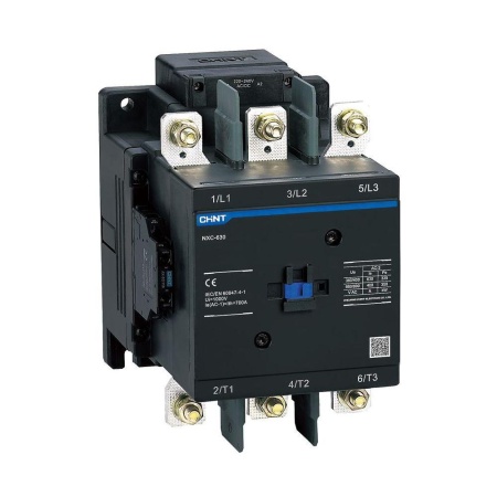 Контактор NXC-630 3Р 630A 335кВт АС3 Uупр=230V AC/DC 2NO+2NC CHINT