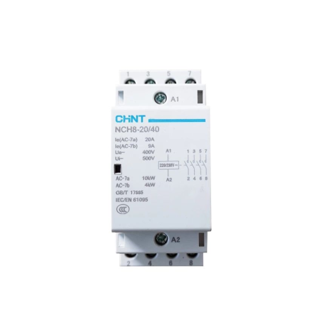 Контактор модульный NCH8-20/40 4Р 20A АС-7 4NO Uупр=230VAC CHINT