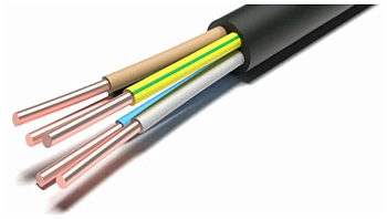 Кабель силовой ВВГнг 5х2.5мм2 1кВ ГОСТ КЭК