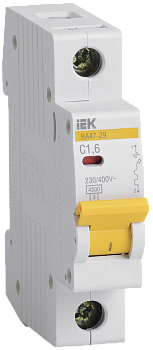 Автоматический выключатель ВА47-29 1Р 63А 4.5кА  С IEK