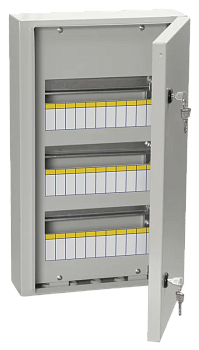 Щит распределительный навесной TITAN3 ЩРн-36 (540х330х120мм) металл IP54 IEK