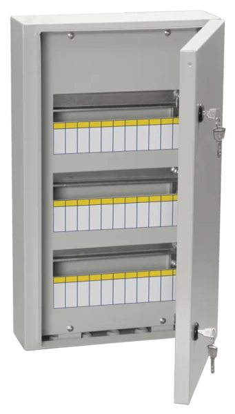 Щит распределительный навесной TITAN3 ЩРн-36 (540х330х120мм) металл IP54 IEK