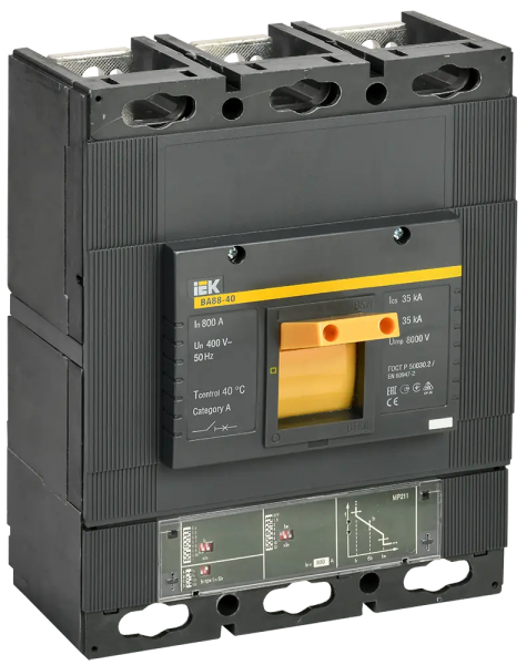 Автоматический выключатель ВА88-40 3Р 800А 35кА с электронным расцепителем MP 211 IEK